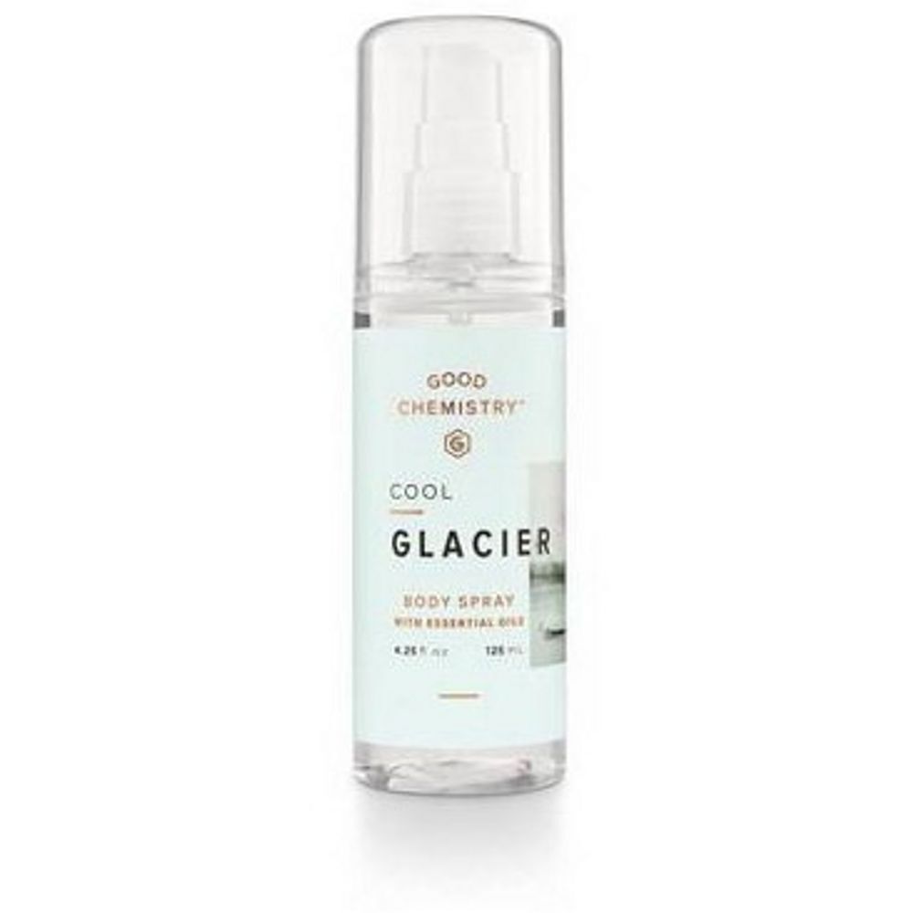 Good Chemistry Cool Glacier Body Spray cologne Fragrance Essential Oils 4.25 oz